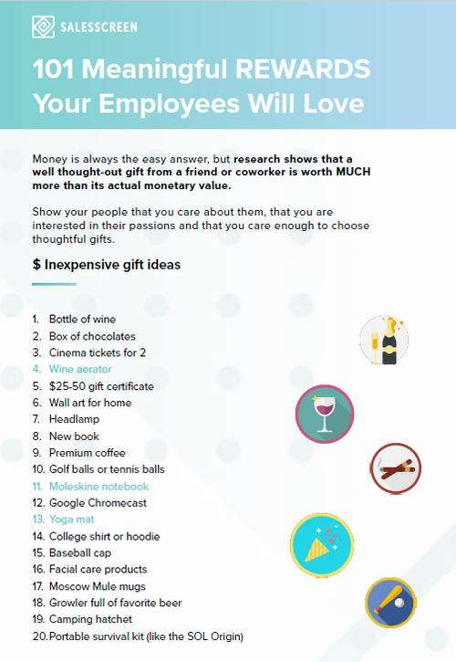 101 Meaningful Employee Rewards