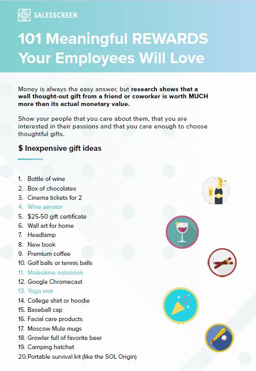 101 Meaningful Employee Rewards
