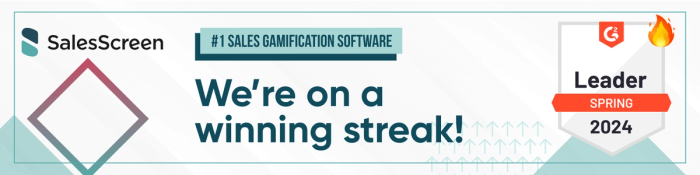 We're on a Winning Streak: Ranked #1 Sales Gamification Software by G2