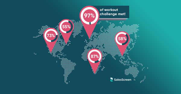How We Use SalesScreen to Build Culture—While Getting Physically Fit!