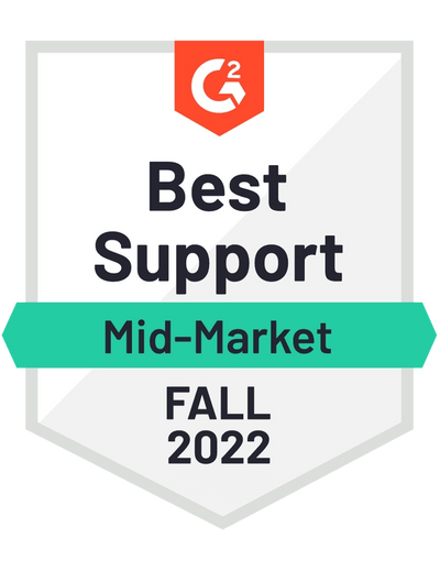 Best Support Mid-Market - Fall 2022