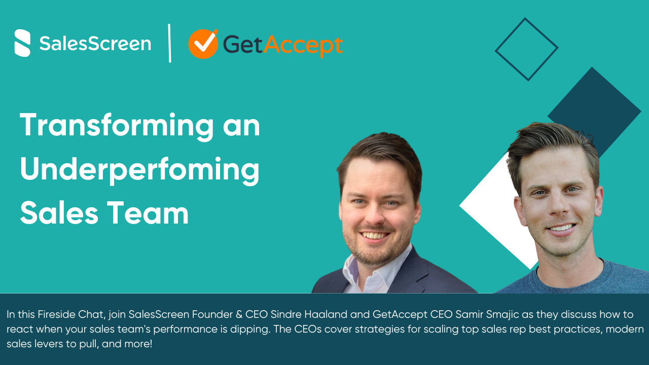 Transforming an Underperforming Sales Team