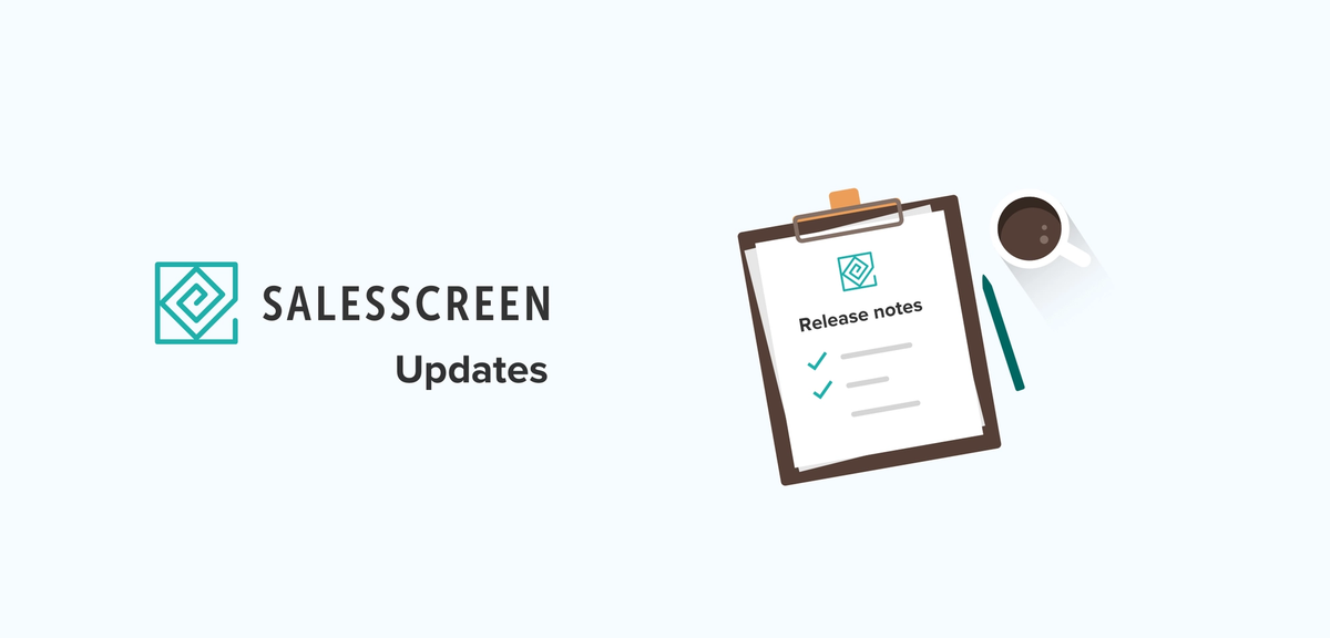 SalesScreen Updates & New Features