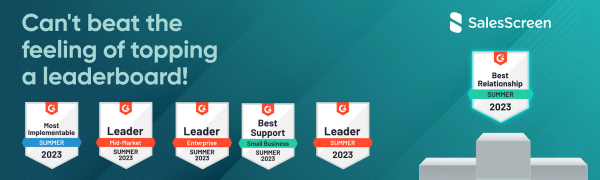 SalesScreen Named #1 in Relationships and Implementation in the Summer G2 Reports