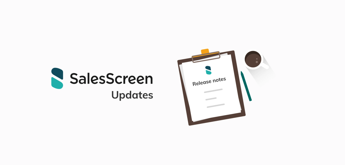 SALESSCREEN UPDATES - November