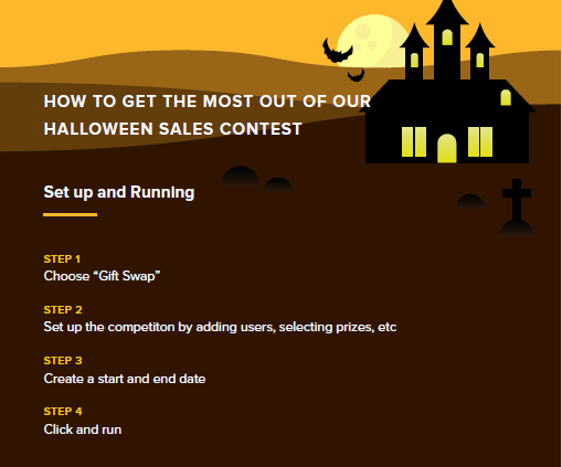 "Trick or Treat" Sales Competition [Infographic]