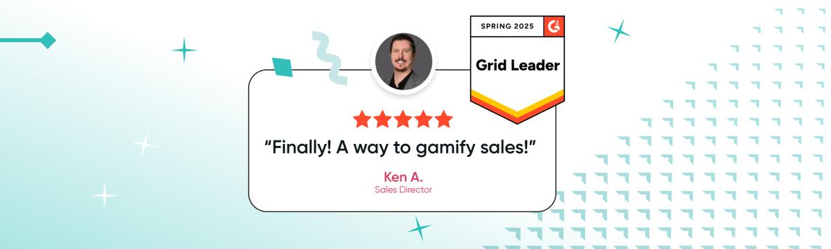 SalesScreen Remains #1 in G2’s Sales Gamification Reports for Spring 2025.