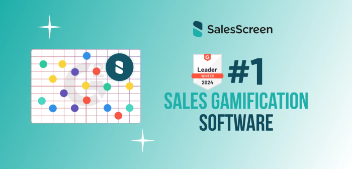 SalesScreen Ranked #1 Sales Gamification Software by G2