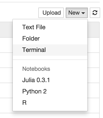 Selecting terminal