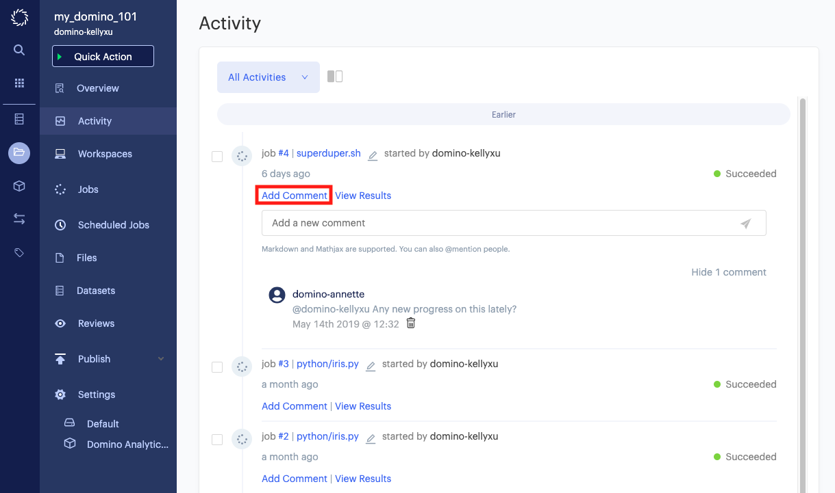 3.4 Activity Feed