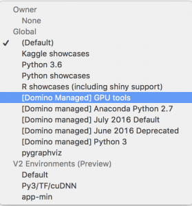 GPU tools in Domino