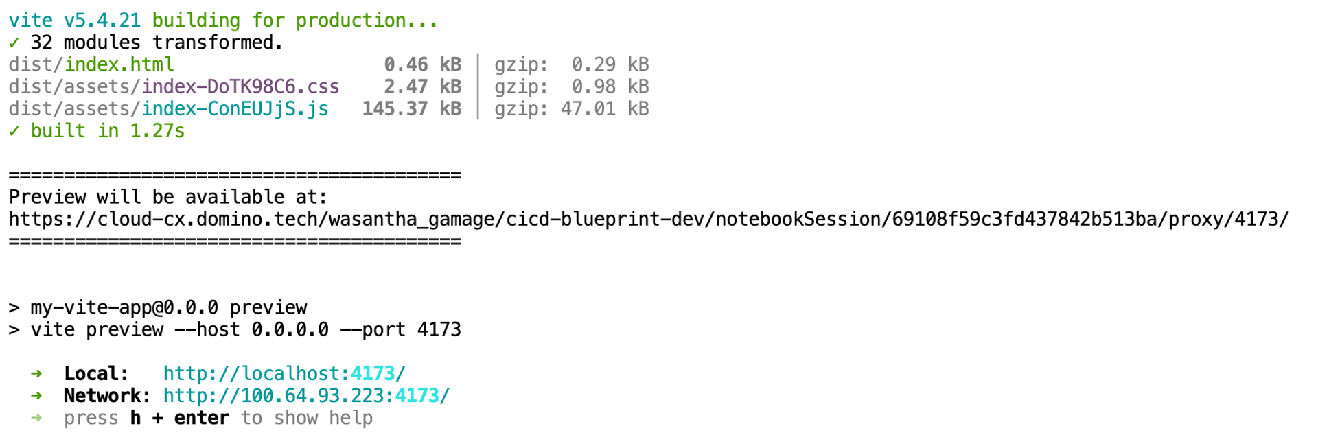 Jupyter Proxy URL preview