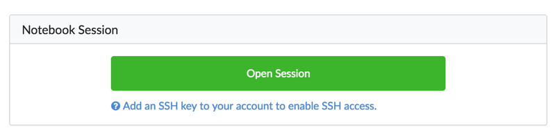 Open Session button in Domino