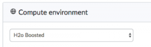 H2o boosted compute environment