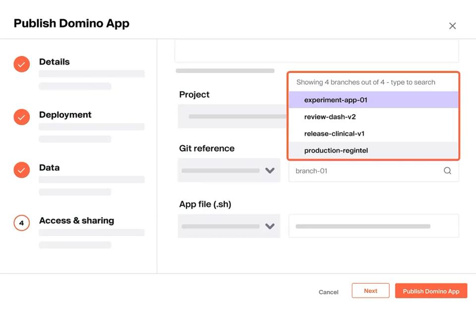 Publish directory from any Git branch
