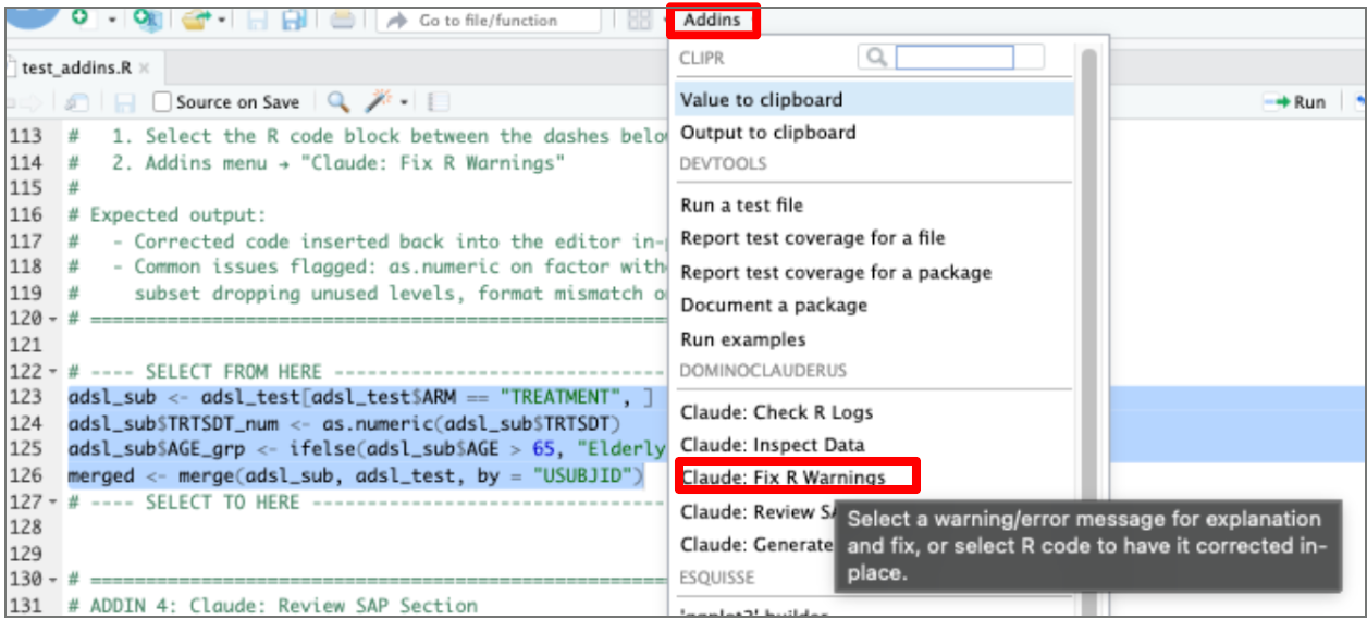 R warnings - fix warning