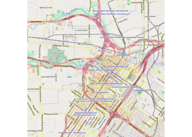 ggmap of houston