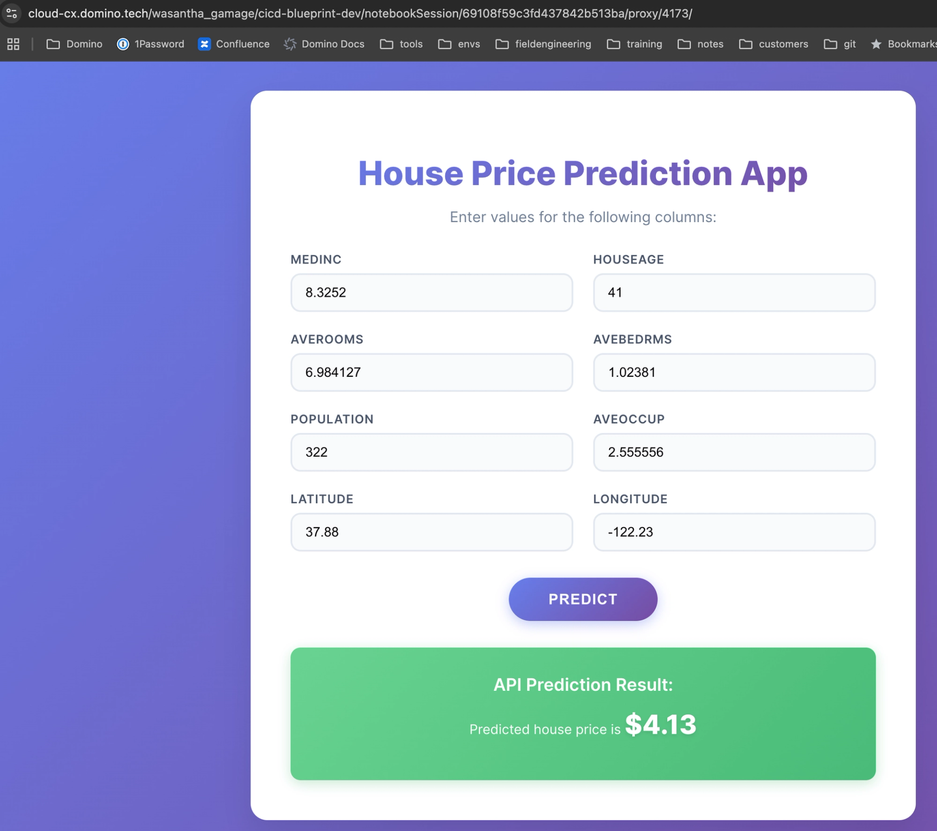 App preview environment