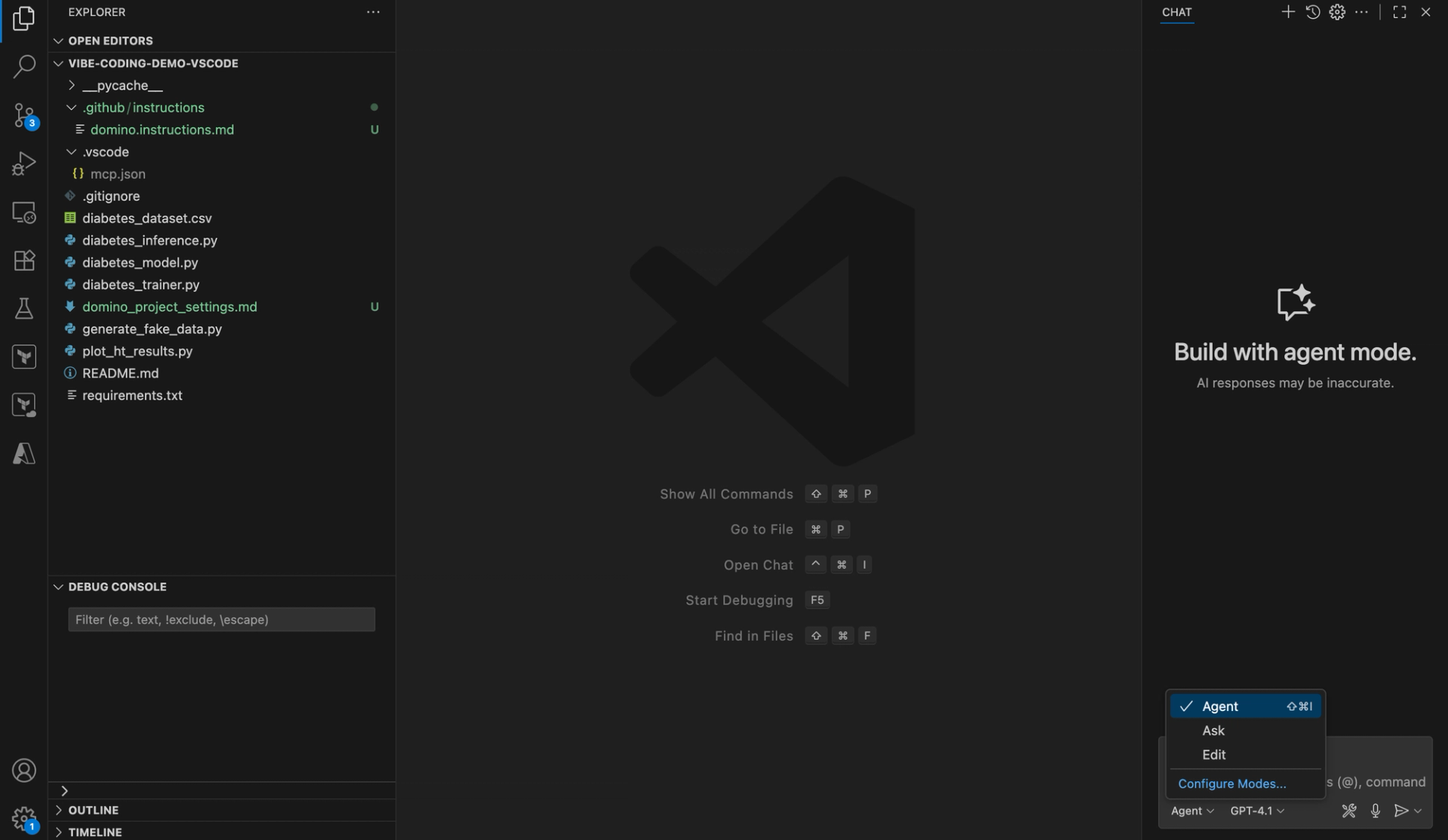 VScode IDE example