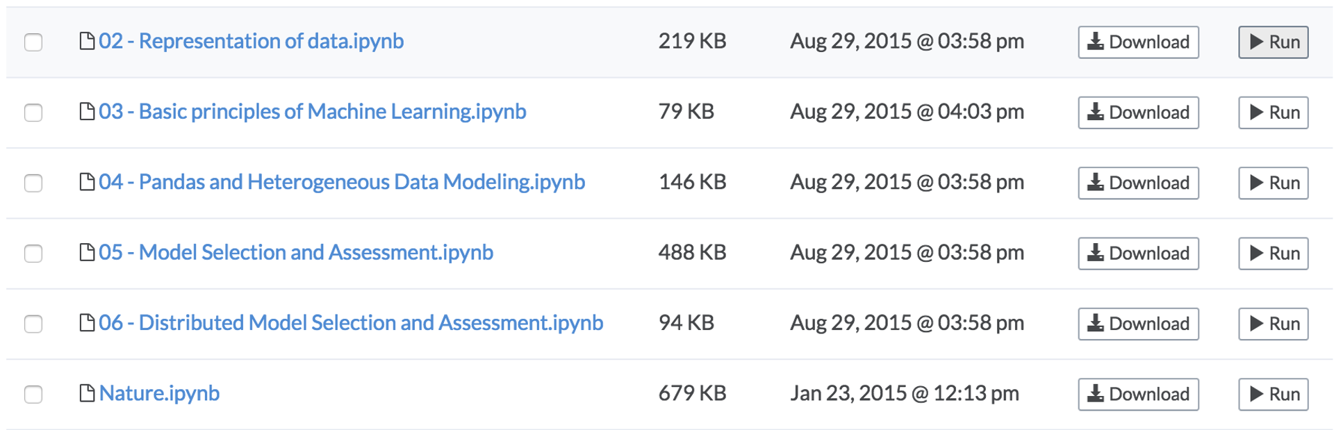 Reporting through notebooks in Domino