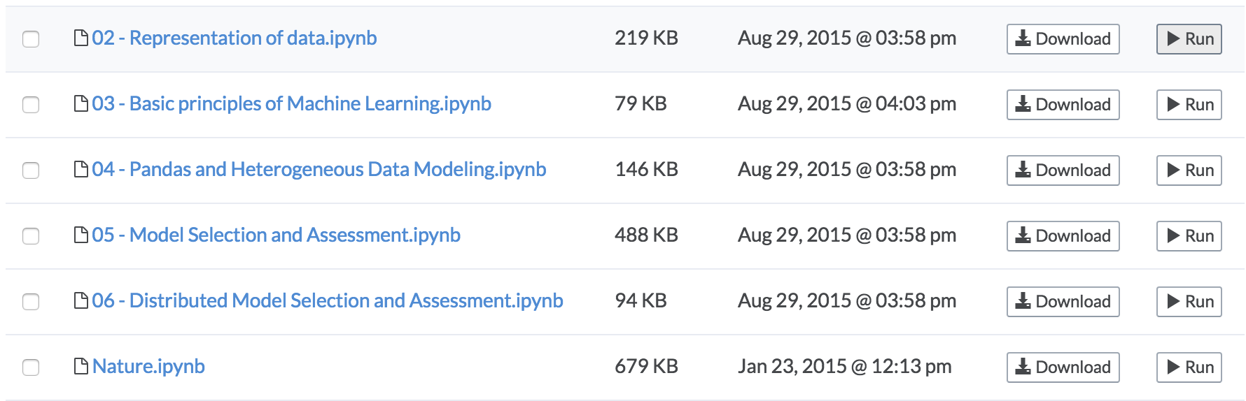 Reporting through notebooks in Domino