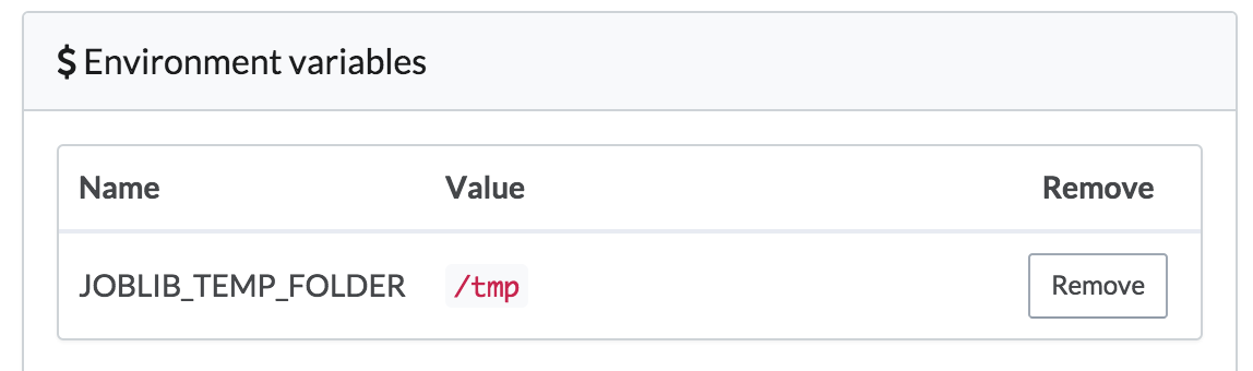 Setting up environmental variables