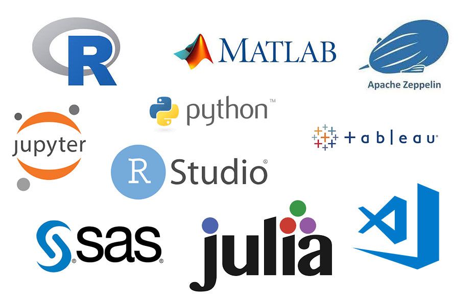 Programming Languages and IDEs logos