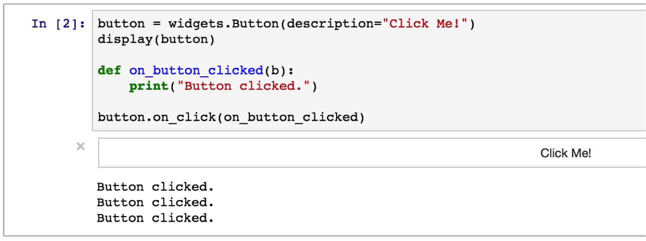 Python function that allows for interactive changes in Jupyter