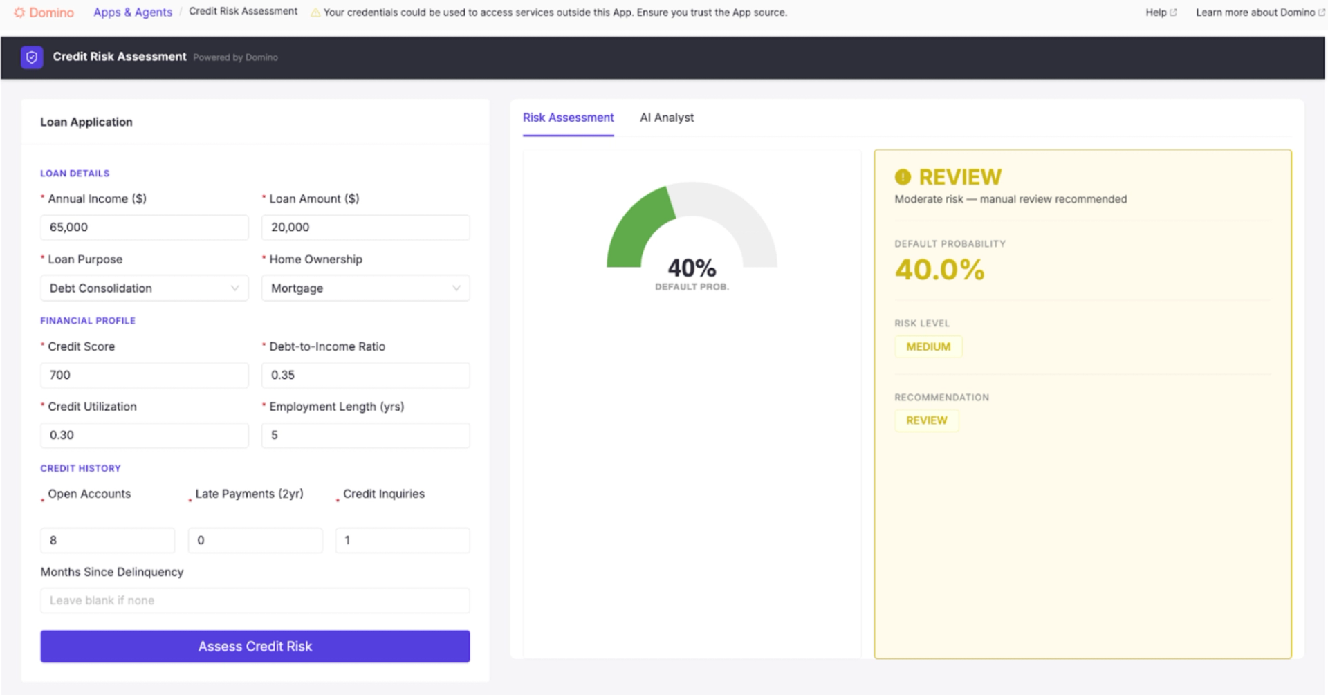 Application screenshot