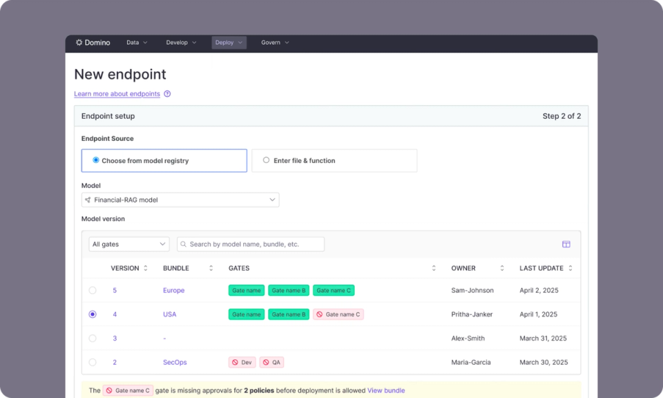 Standardize deployments for AI cost management