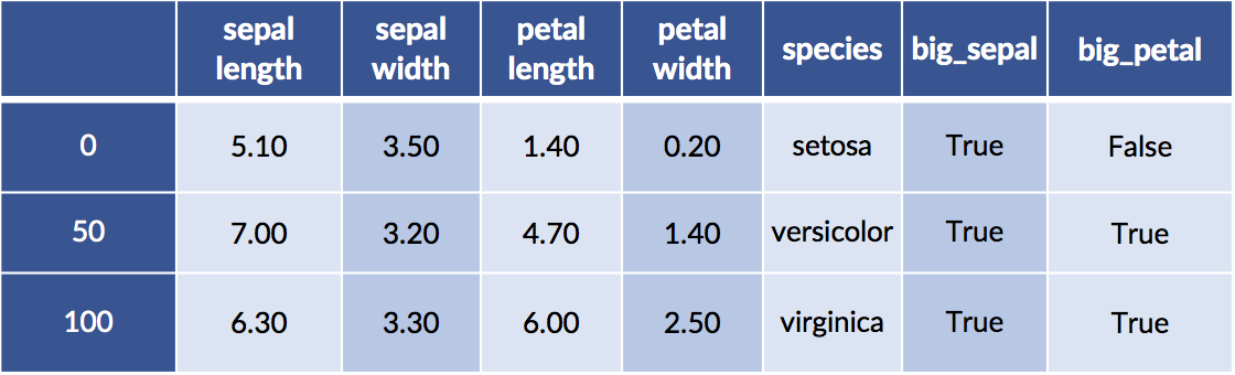 Combining smaller and larger petal data and discretizing