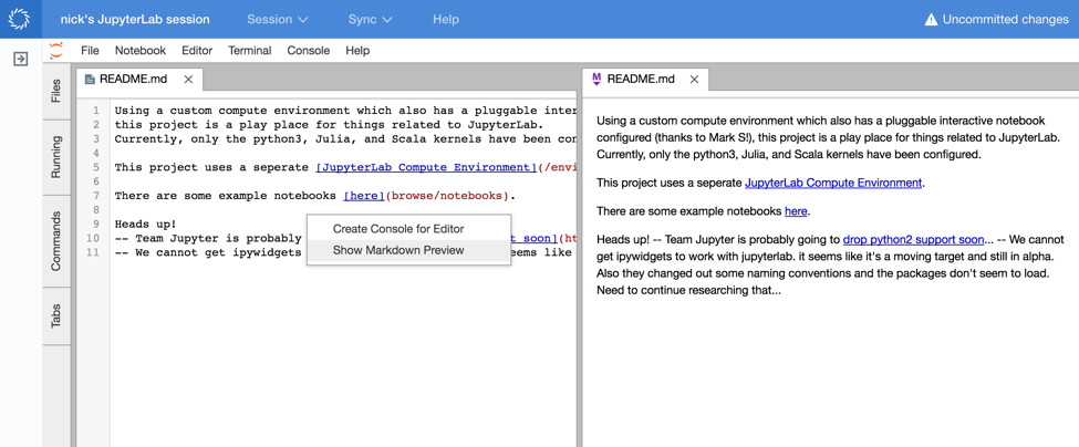 Configure window pane arrangement in Domino