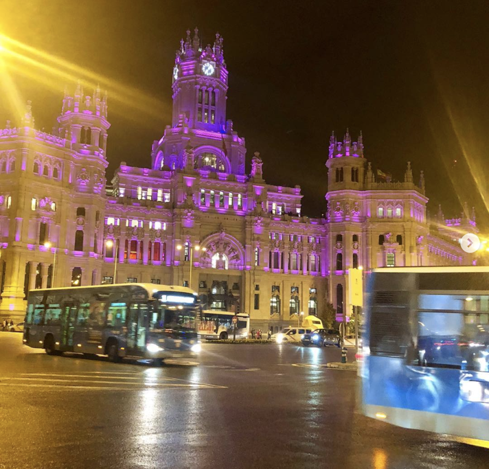 Central Madrid at Night