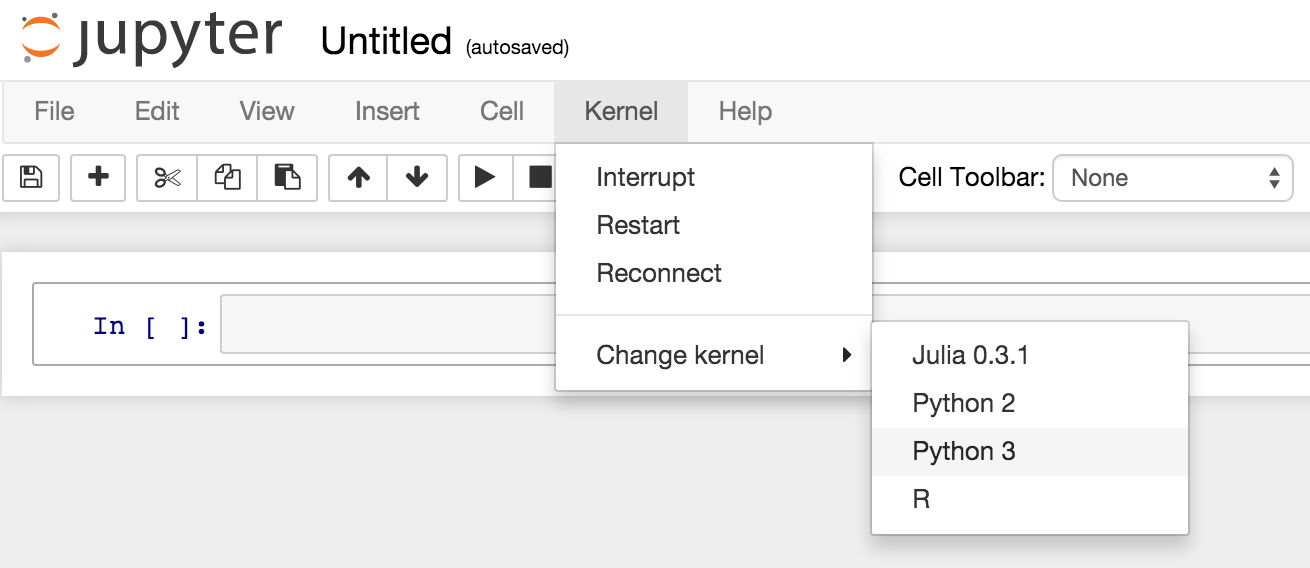 Python 3 in Jupyter