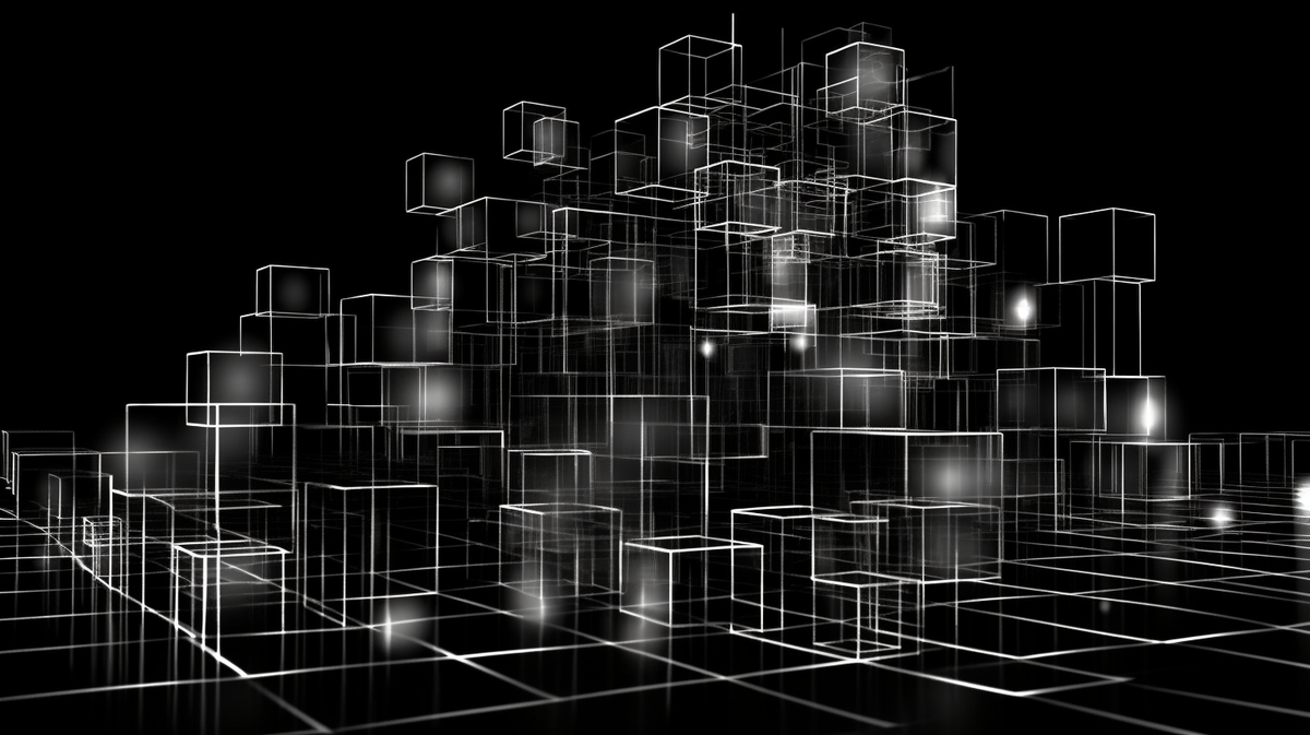 An illustration of generative ai as a collection of boxes stacked together