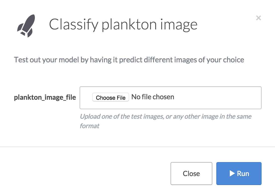 Classify plankton image