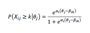 cumulative probabilities of responses formula