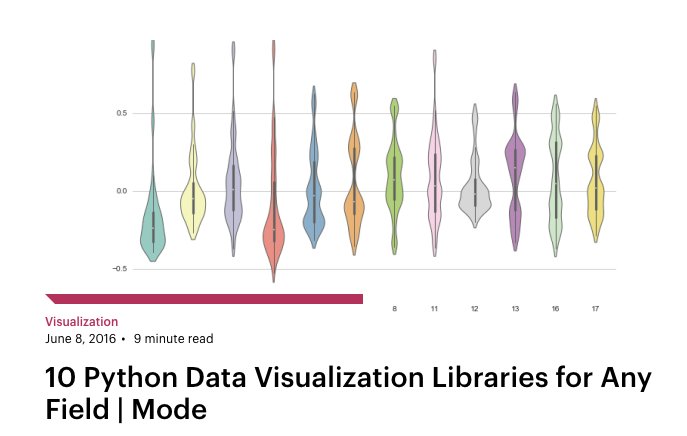 10 Python Data Visualization Libraries for Any Field