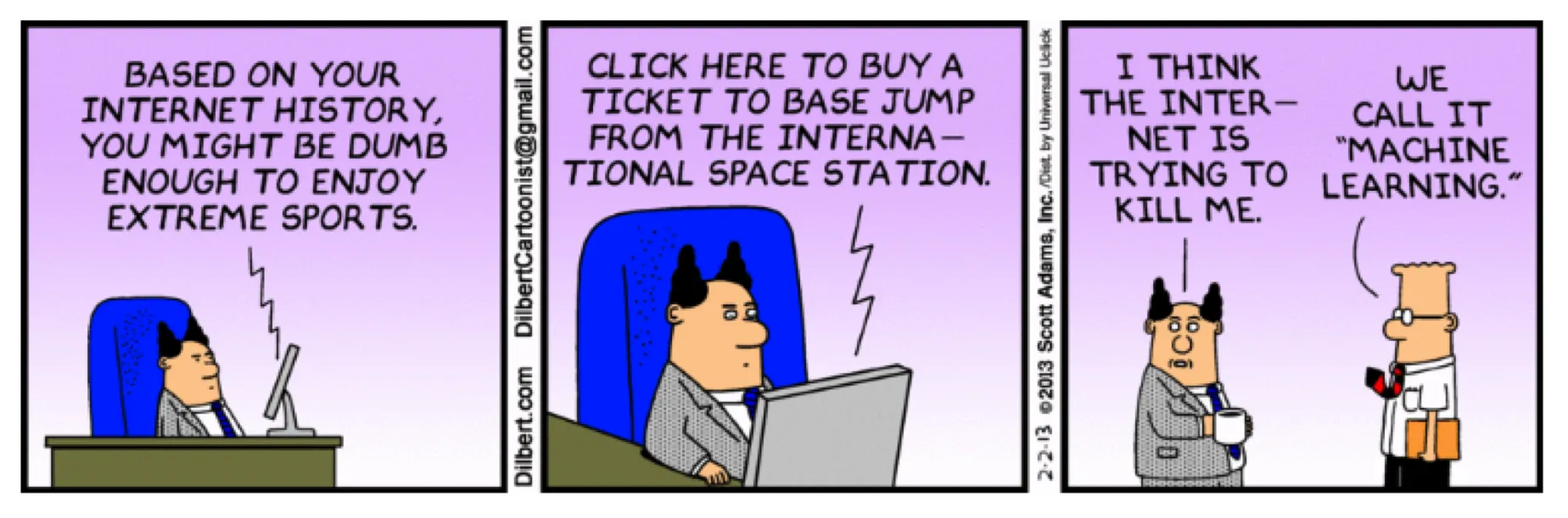 Dilbert on Machine Learning
