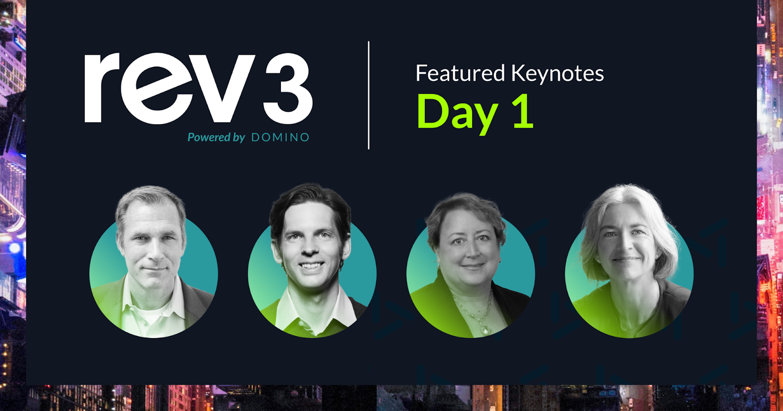 Mike Hayes, Nick Elprin, Linda Avery, Jennifer Doudna, Rev 3 data science