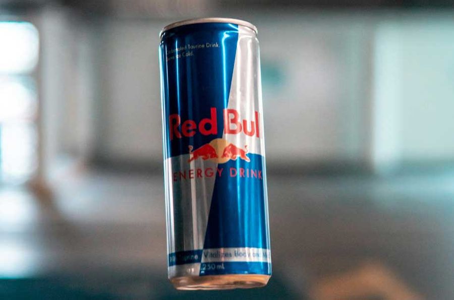 A can of Red Bull