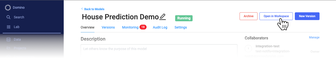 Easily recreate a workspace