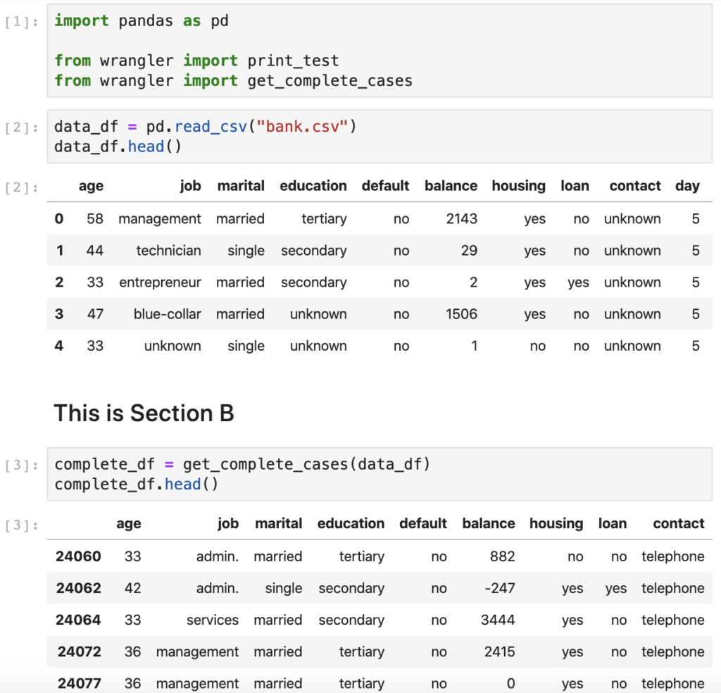 Reworked sections of notebook