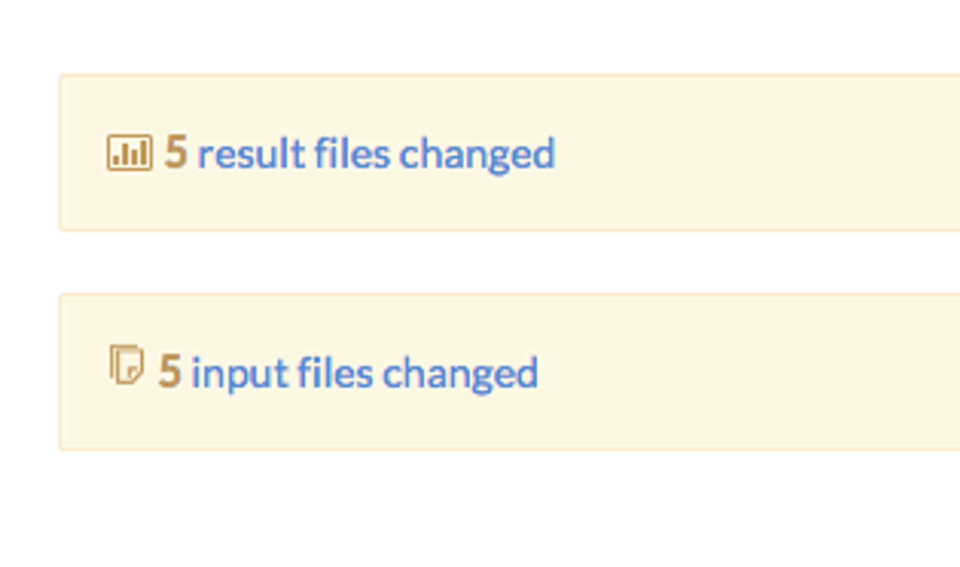 results files changed in Domino
