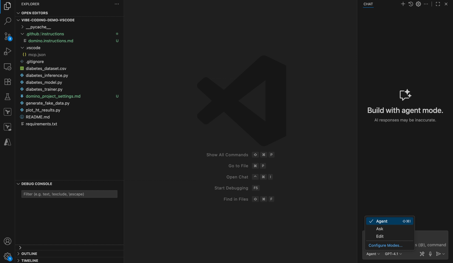 VScode IDE example