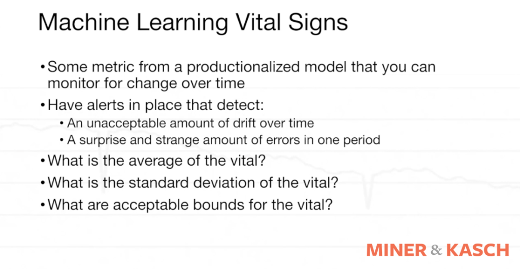 Machine Learning Vital Signs