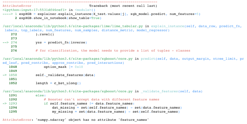 AttributeError using SHAP and XGBoost