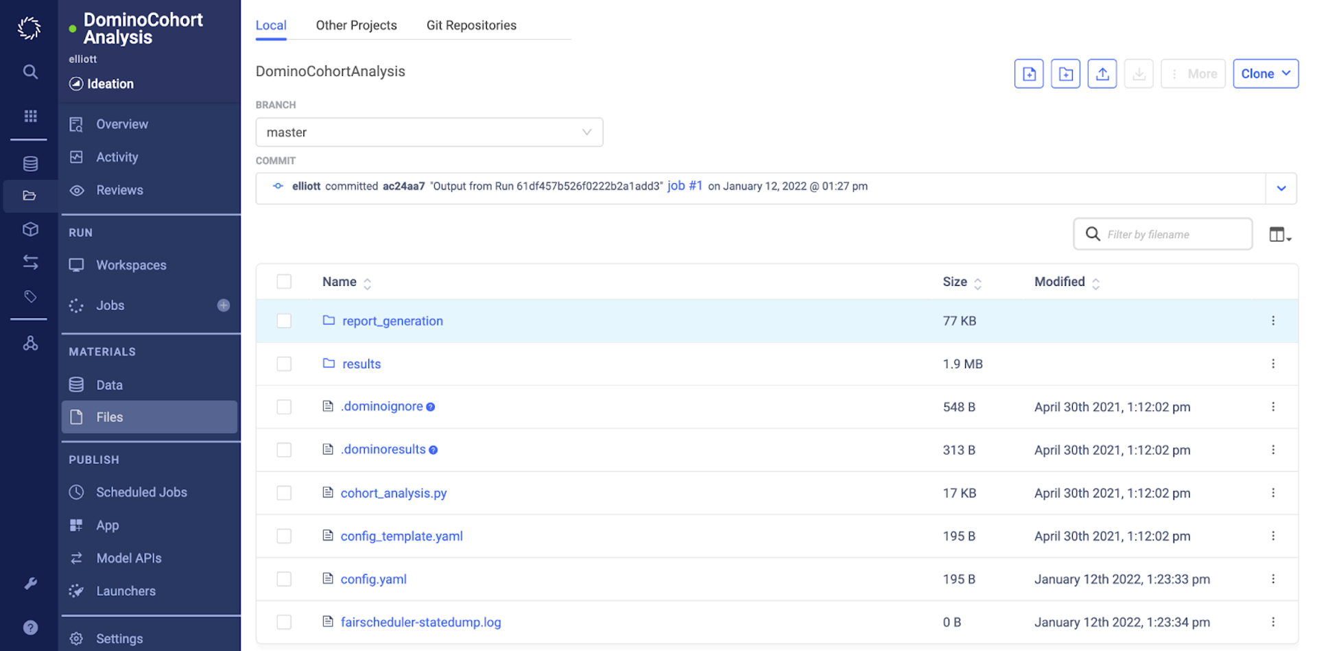Automated insights custom reports