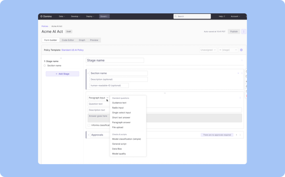 CENTRALIZED AI POLICY MANAGEMENT