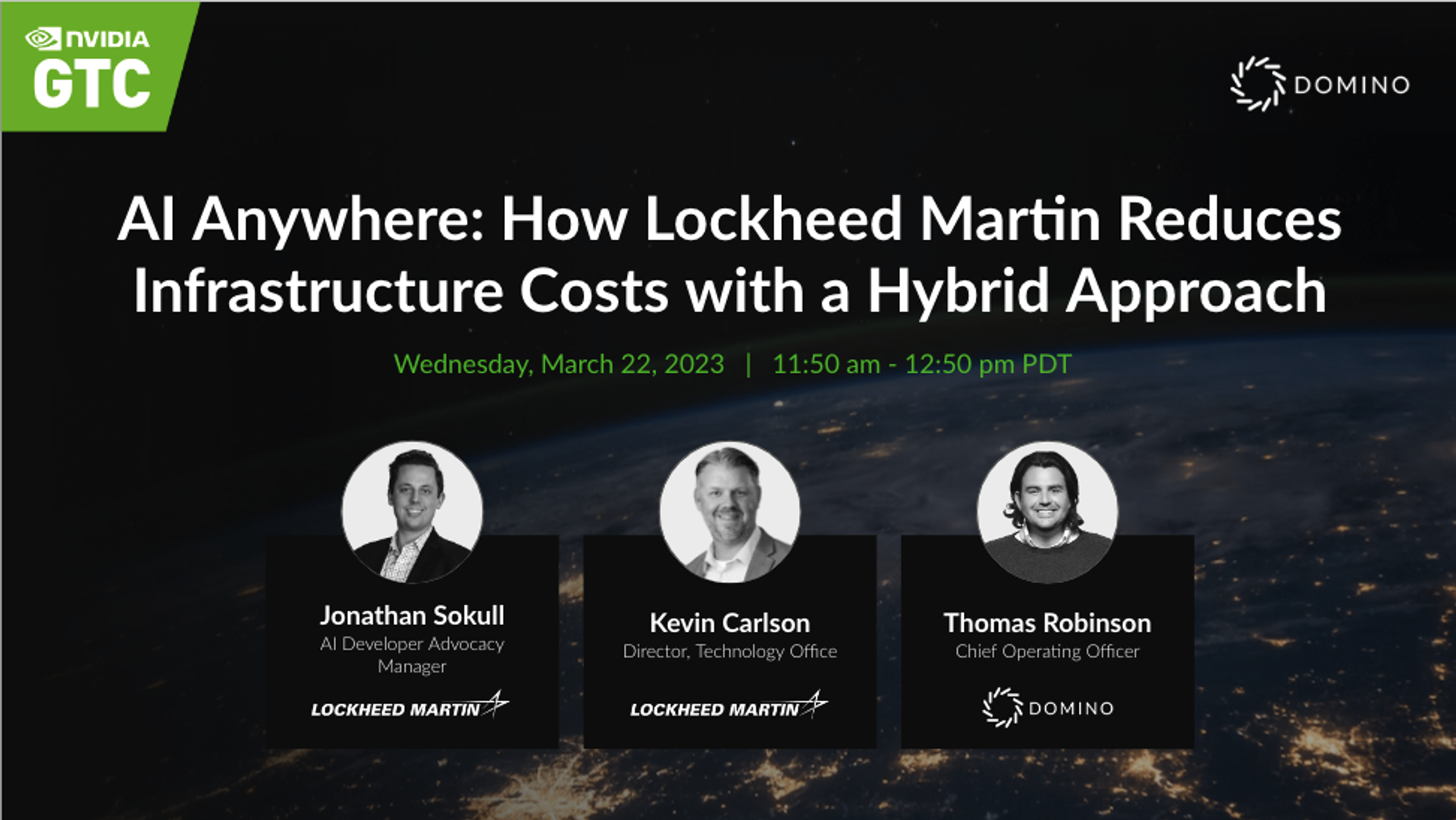 NVIDIA GTC March 2023 LMCO